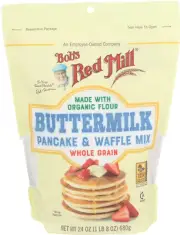 Organic Buttermilk Pancake & Waffle Mix, 24 Oz (Pack of 1) - Organic, Kosher