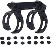 Bike Seatpost Kettle Holder Mount Aluminum Alloy Folding Bike Water Bottle Cage Adapter for Birdy DAHON Black