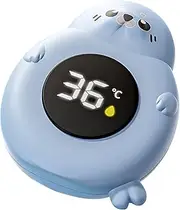 Baby Bath Thermometer, Cute Seal Thermometer for Kids, Waterproof Digital Bath Temperature Gauge, Heat Resistance Temperature Meter, Multipurpose Water Measurement Tool for Boys Girls