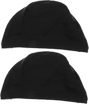 [GLSTOY] Cycling Cap Set 2pcs Quick-Drying Riding Hats Helmet Liner Black for Use