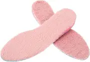 FRCOLOR 1 Pair Thick Plush Warm Insoles for Women Height Increase Shoe Inserts Soft Inner Soles for Boots Sports Shoes Durable Comfortable Foot Support for Winter Use