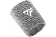Tecnifibre Tennis XL Wristband Wrist Bands Sweatband Sport Squash Cotton - Silver