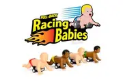 Archie McPhee 5.7cm Pull Back Racing Babies Vinyl Plastic Race Toy Assort 3y+