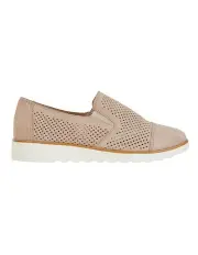 [Easy Steps] Davis Nude Combo Flat Shoes