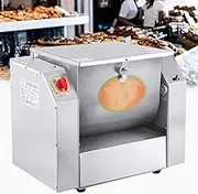 Commercial Dough Mixer, Household Stand Mixers Flour with Two-Way Switch & Dust Cover & Heat Dissipation Vent, Knead The Dough Clockwise and Counterclockwise, Easy to Clean