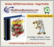 Note Brokerage Software Package with Contracts & Forms - The How To & The Tools