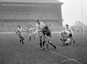 England's Mike Weston And Ireland's J C Walsh 1964 OLD RUGBY PHOTO