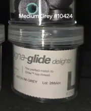 Fil-Tec Magna-Glide Delights Style L 72yd Pre-wound Bobbins MedGrey 20PerJar NEW