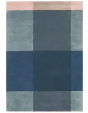 Ted Baker Plaid Grey Rug