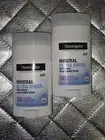 Neutrogena Mineral Ultra Sheer Face & Body Stick Sunscreen 1.5oz Lot Of 2