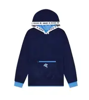 And1 Boys Reversible Blue Active Pullover Hoodie Size M (8) NEW