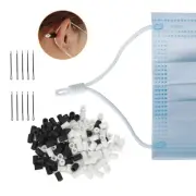TSCTBA LDream 500pcs Cord Locks for Face Mask, Silicone Cord Stops, Toggles