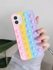 iPhone12 Pro Max Pop Fidget Push It Bubble Case Cover