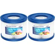 2 Pack Type VI Hot Tub SPA Pool Filter Replacement For Coleman Saluspa Lay-Z-Spa