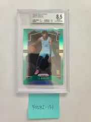 2019-20 Panini Green Prizm #249 Ja Morant Memphis Grizzlies RC Rookie YM082-151