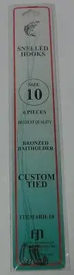 DOLPHIN Snelled Baitholder Hooks BH-10 (6PK) Size 10 (6 Packages)
