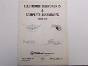 Williams: Electronic Components & Complete Assemblies Manual - NOS