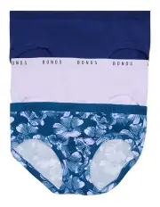 [Bonds] Cottontails Midi Briefs 3 Pack in Multi