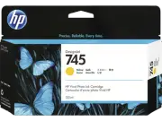 HP 745 130-ml DesignJet Yellow Ink Cartridge, F9J96A