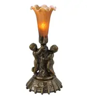 Meyda Tiffany 11476 12" Tall Novelty Table Lamp - Copper