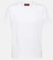 [Gucci] Gucci Embroidered cotton jersey T-shirt AU 14 white
