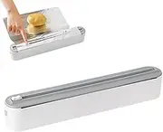Kitchen Wrap Dispenser | Magnetic Aluminum Foil Wrap Organizer | Food Cling Film Dispenser, with Cutter, for Cling Film, Tin Foil, Parchment Paper
