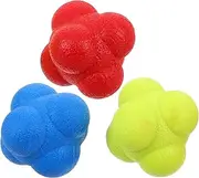 Generic 3pcs Agility Reaction Balls for Reflex Speed Training Coordination and Agility for Fitness Sports Lightweight and Durable Design for Individual Team Workouts