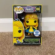 FUNKO POP ALICE IN WONDERLAND BLACK LIGHT ALICE CURTSYING FUNKO SHOP EXCLUSIVE