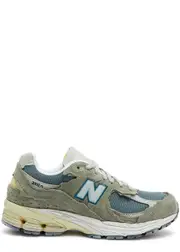 New Balance 2002 Panelled Mesh Sneakers - Grey - 8 8
