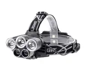JunChang C33 5 Heads LED Strong Light Long Shot Headlamp USB Outdoor Night Fishing Work Lamp for Camping Hiking Mountaineering