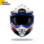 UFO 全罩安全帽 越野帽 MOTOCROSS INTREPID HELMET 藍白