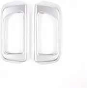 for Daihatsu Atrai 2022 Car Interior Door Bowl Decorative Frame Sticker ABS Accessories Trim Interior (Color : Silver, Size : 1)