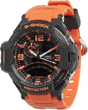 Casio G-Shock Gravitymaster Analogue Digital Mens Black Orange Watch GA-1000-4ADR