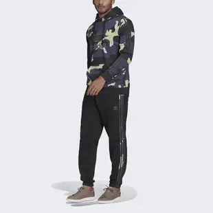 Adidas Camo Hoodie HF4882 男 連帽上衣 帽T 運動 休閒 迷彩 刷毛 舒適 國際版 藍黑