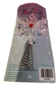 My Little Christmas Miniature Snowflake Tree Topper NWT