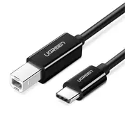 UGREEN UG-50446 USB 2.0 USB-C to USB-B Cable - 2m - Black Printer Compatible [UG-50446]