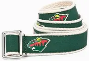 Seattle Kraken NHL Hockey Belt Officially Licensed With Nickel Finished Brass Buckle And Logo Tin For Men And