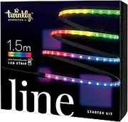 Twinkly Line – Starter Kit, 1.5 Meters, Black Strip, Plug Type I