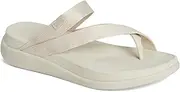 [FitFlop] Women's F-Mode Go Webbing Flatform Sling Toe-Post Sandals Wedge