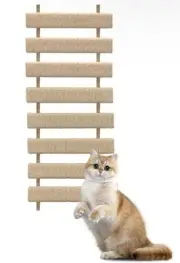 Cat Climbing Frame Bridge Ladder Sisal Rope Tree Tower Pet Furniture Toys Indoor