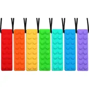 Chew Necklaces for Sensory Kids, Chewy Necklace Bundle for Boys Girls and Adults