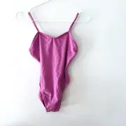 Bloch Bodysuit Camisole Size S Kids Girls Dancers Leotard Cotton Stretch Pink