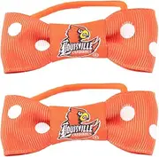 Littlearth NCAA Womens Bow Pigtail Holder Set