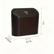 Car Trash Can With Lid Mini Vehicle Trash Car Dustbin Garbage Organizer