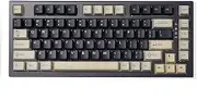 YUNZII YZ75 75% Hot Swappable Wireless Gaming Mechanical Keyboard, RGB Backlights, BT5.0/2.4G/USB-C, Double Shot PBT Keycaps for Linux/Win/Mac(Gateron G Pro Yellow, Black)