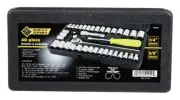 Steel Grip PSO40 Polished Chrome Steel Socket and Ratchet Set 1/4 & 3/8 Drive
