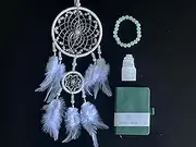 Dream Weaver Wellness Gift Pack – Dream Catcher, Pocket Journal, Crystal Tower & Aventurine Bracelet