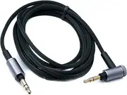 SYSTEM-S Audio Replacement Cable 150 cm AUX Jack Spiral for Sony MDR XB950BT 1000X 10R MZX7 WH 1000XM4 H900N CH700N