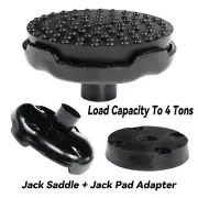 Floor Jack Saddle Rubber Pad Point Fits 4 Ton Jacks Adapter Lifting Protector