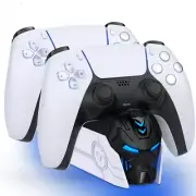 Dual Charging Dock for Sony PS5 Controller - USB-C Gamepad Stand & Holder